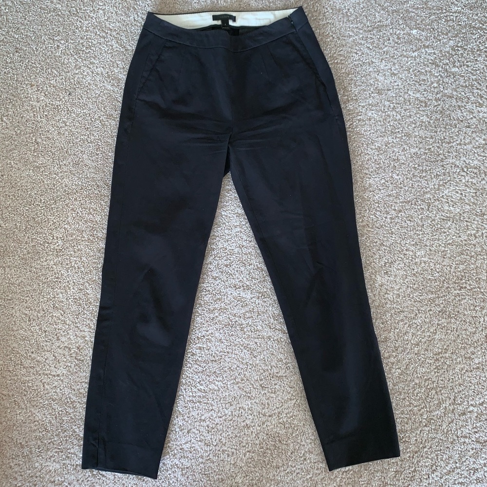 J. Crew Martie slim crop pant in bi-stretch cotton